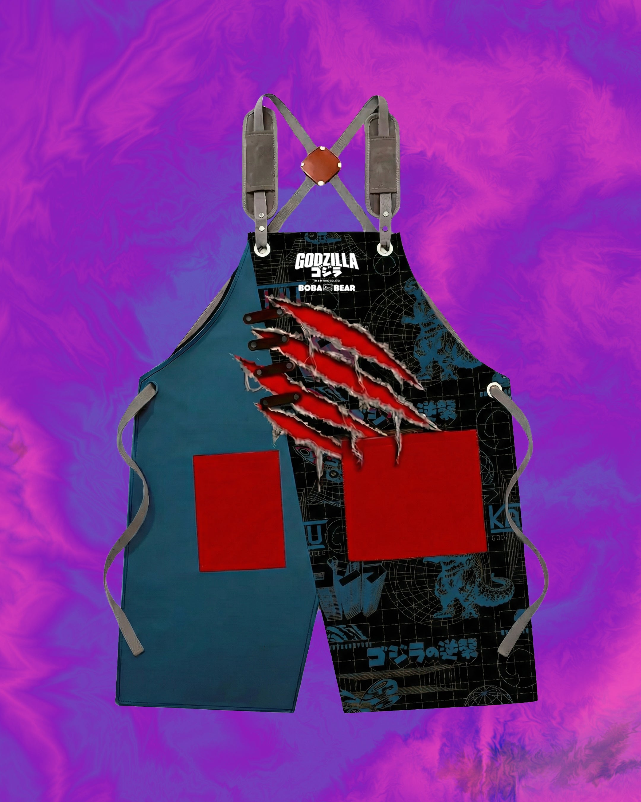 Godzilla Apron