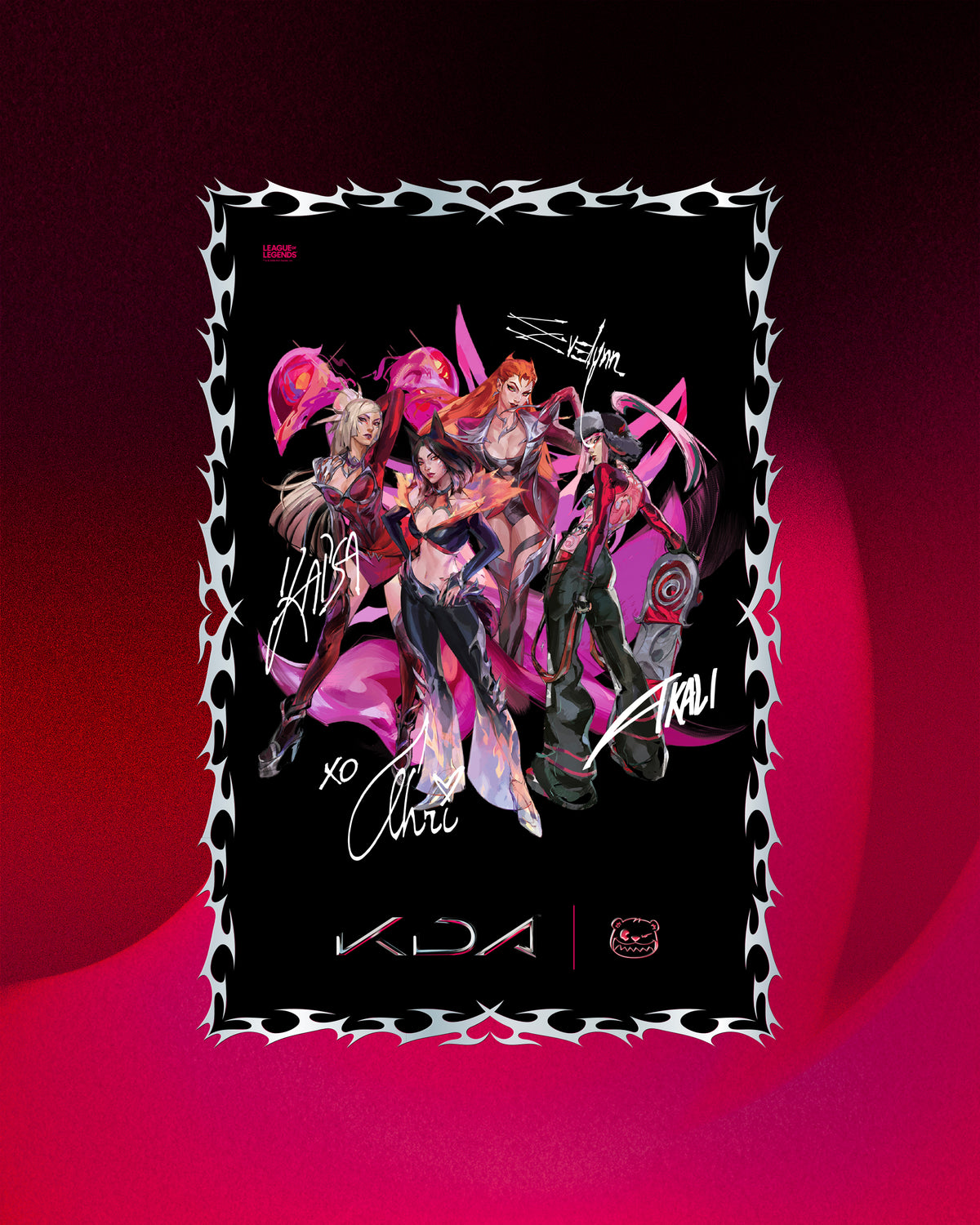 Holographic K/DA Poster