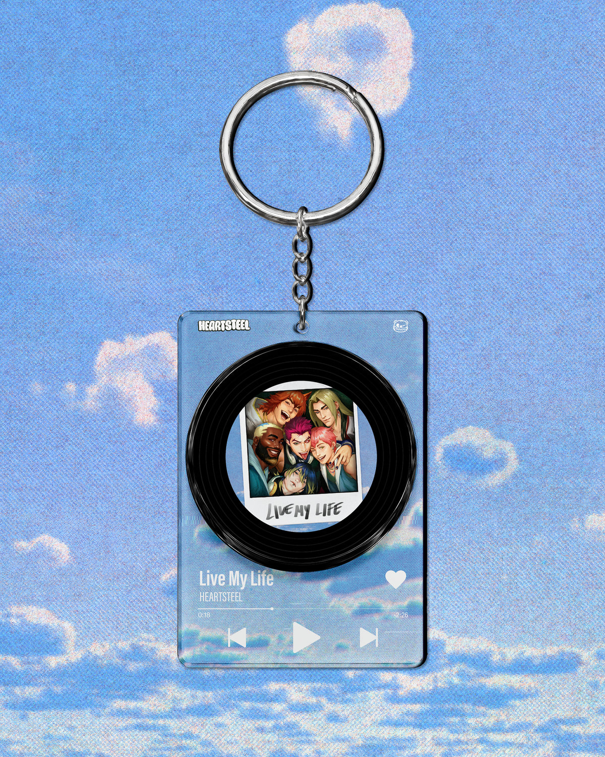 Riot Games Music NFC Keychains