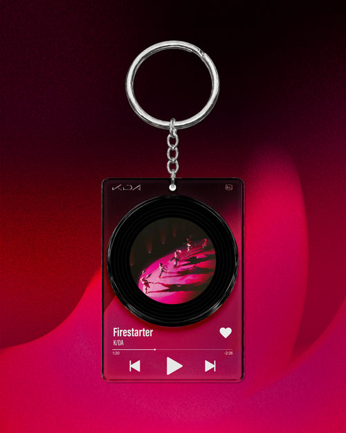 Riot Games Music Album Keychains